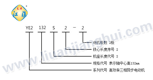 YE2三相異步電動(dòng)機(jī)_型號(hào)意義說(shuō)明_六安江淮電機(jī)有限公司